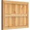 Ekena Millwork Framed Board-n-Batten Shutters, Rough Sawn Western Red Cedar, 26 7/8W x 20H, PR RBF06S26X020RWR - alternate 3
